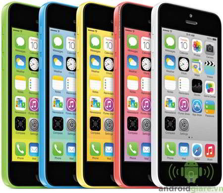 iphone 5c co 5 mau lua chon