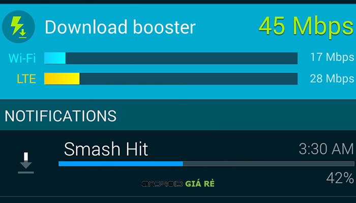 Kích hoạt Download booster trên Samsung Galaxy S6 Active