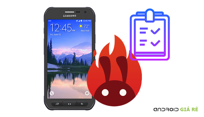 Cách test Antutu trên Samsung Galaxy S6 Active