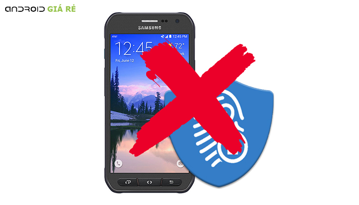 Khóa vân tay trên Samsung Galaxy S6 Active có thiết lập được?