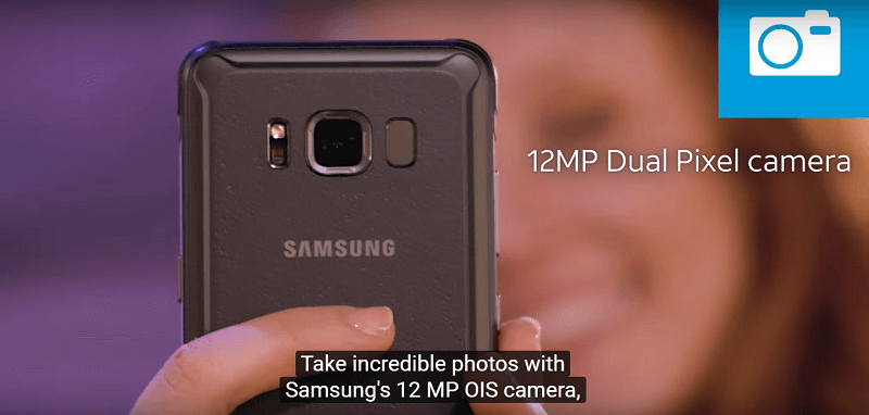 Camera Samsung Galaxy S8 Active sử dụng công nghệ Dual Pixel